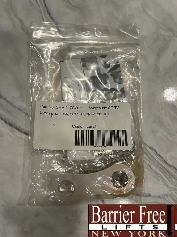 Bruno Carriage Nylon Wheel Kit Parts