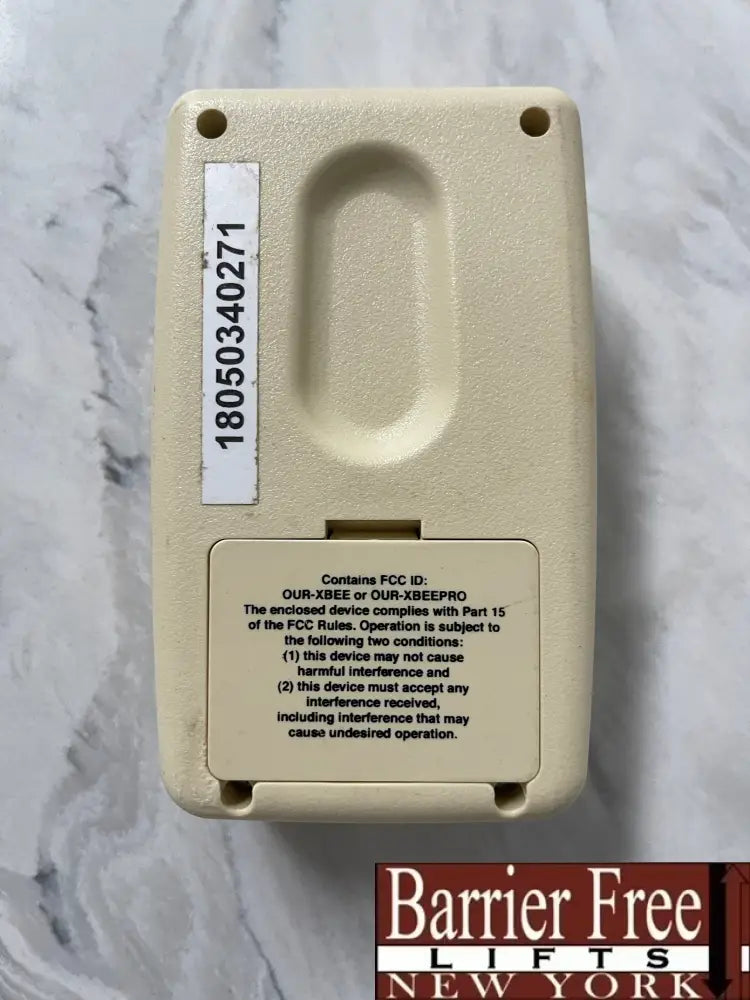 Bruno Old Style Remote Call / Send (Chunky Style Gently Used) Stairlift