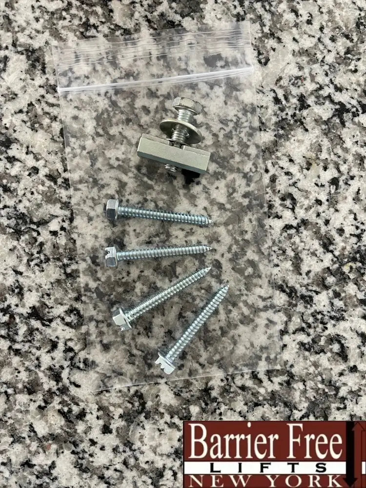 Bruno Stairlift Brackets + Hardware Set (each) Stairlift