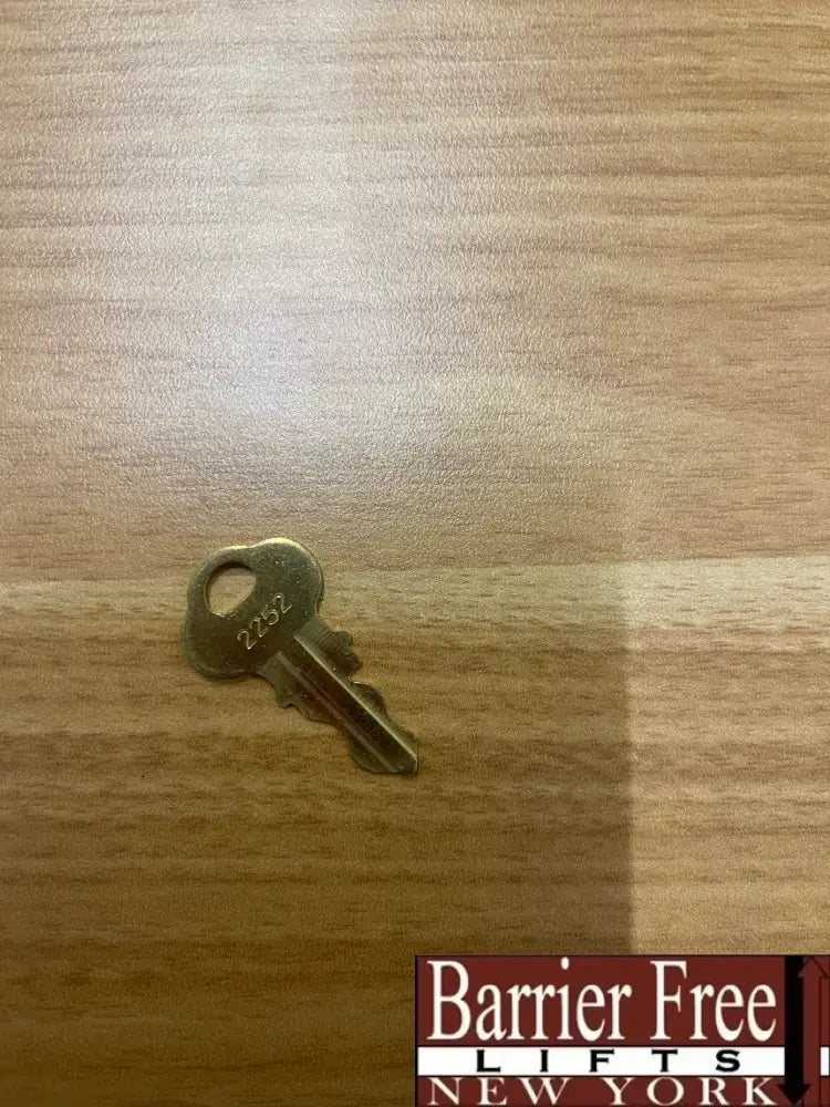 Bruno VPL #2252 Key (each) Parts