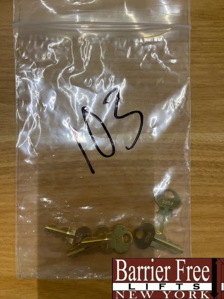 Bruno VPL #2252 Key (each) Parts