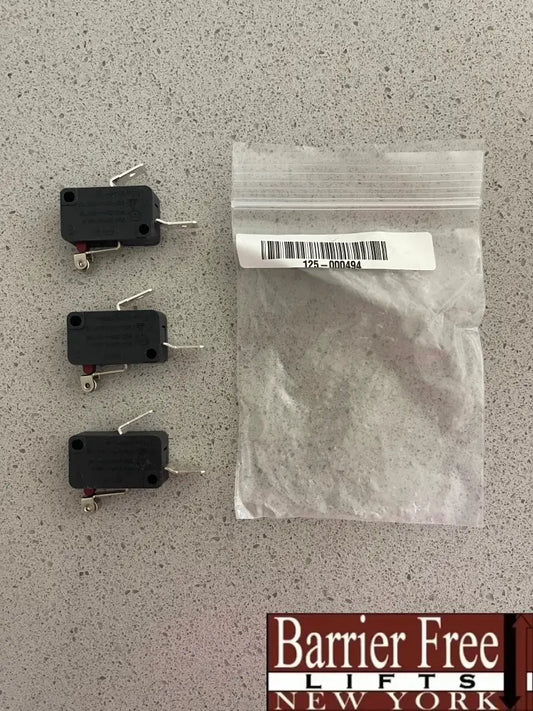Acorn & Brooks Stairlift 180/130 V3 NC Microswitch 30L W/ Roller (pack of 6) *Free Shipping* Parts