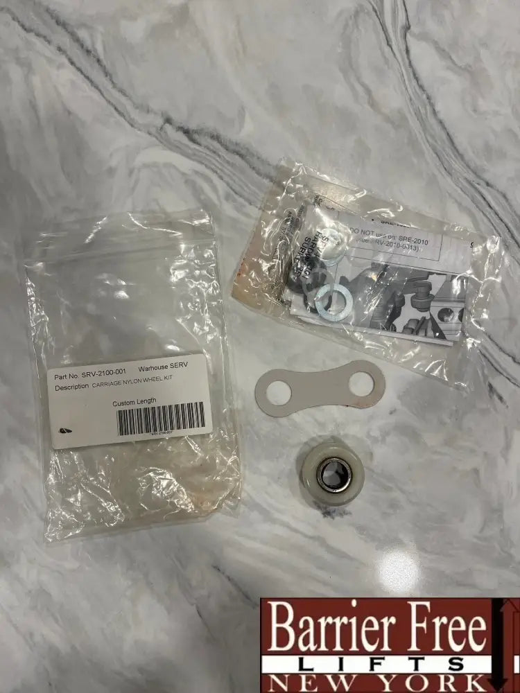 Bruno Carriage Nylon Wheel Kit Parts