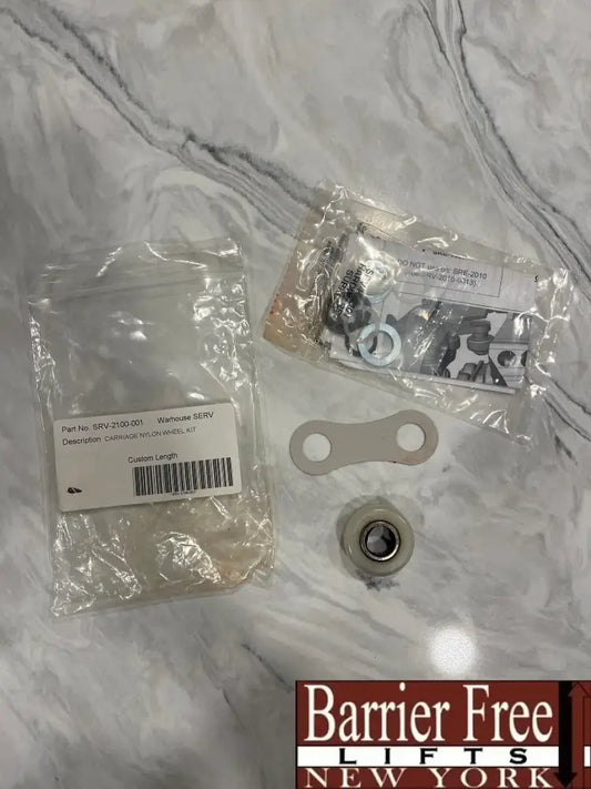 Bruno Carriage Nylon Wheel Kit Parts