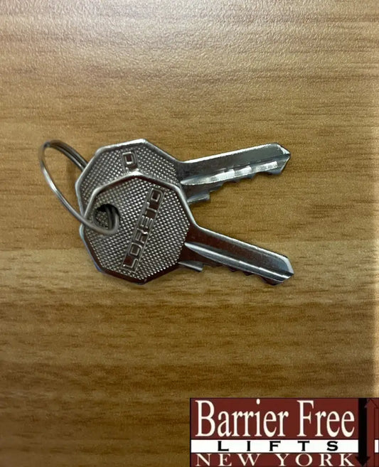 Bruno Emergency Lowering Key #455 (2) Parts